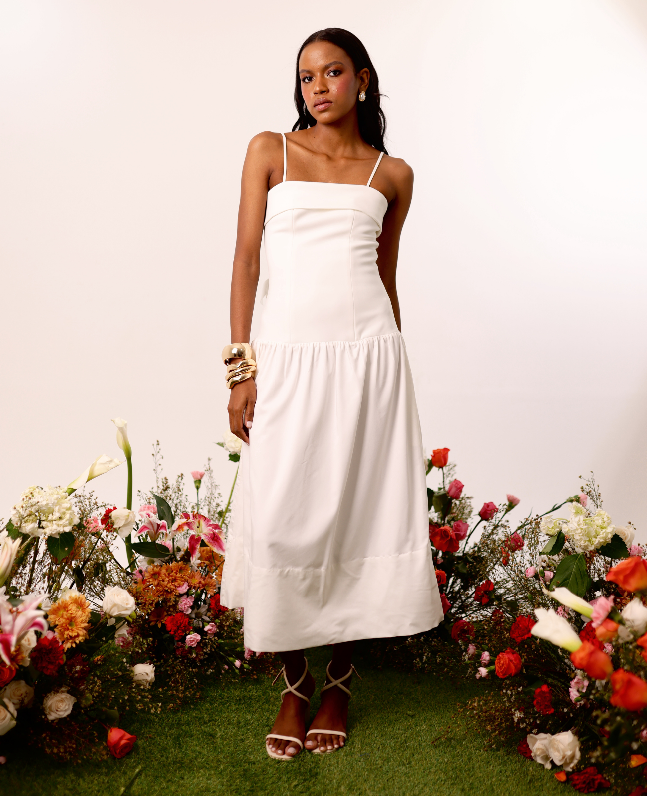 Silky Midi Dress